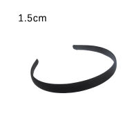 1.5 2.5 4cm Girl Cloth Accessories Hair Semi-finished DIY 2 3 Headband Black Simple