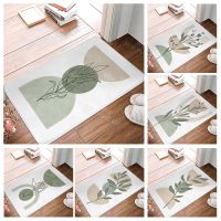 【YF】☈❁  Anti-slip Small Rug Shower Door mat Bedroom Entrance Room Mats boho abstract modern