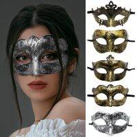 【CW】 Woman Man Half Face Gentleman Masquerade Costume Decoration Props