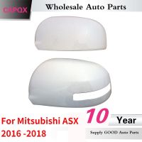 CAPQX ฝาครอบกระจกมองหลังผ้าคลุมกระจกมองหลัง2017 2018สำหรับ Mitsubishi ASX 2016ฝาครอบกระจกมองหลังมีรูเลี้ยวไฟหรือไม่