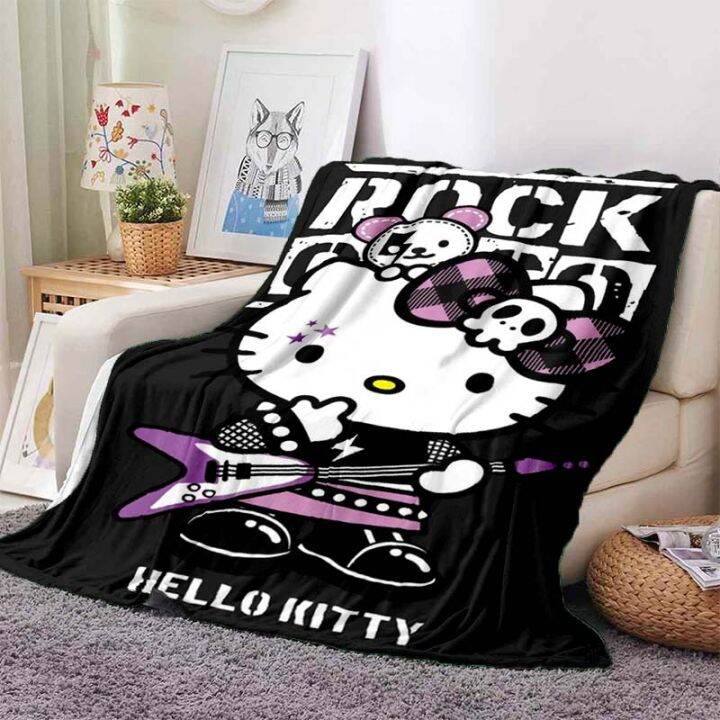 anime-cartoon-hello-kitty-cute-blanket-office-nap-sofa-childrens-air-conditioning-flannel-soft-keep-warm-can-be-customized-8