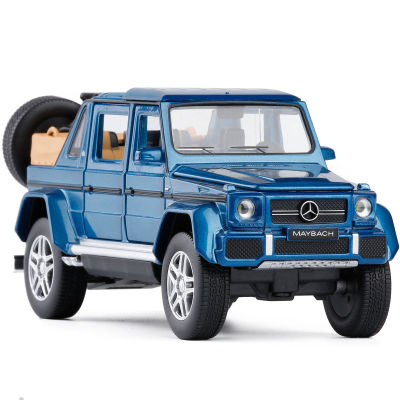 1:32 Benz Maybach G650 Landaulet Licensed Diecast Metal Luxury SUV Off-Road Car Collection Model Toys Vehicle A100