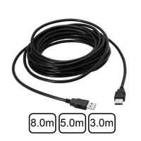 10 Foot Black USB 2.0 High Speed Male A To Male A Cable