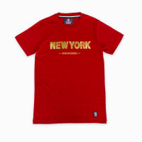 ๋JiftJift เสื้อยืดปั้มลาย 3D Newyork เสื้อยืนแขนสั้นผู้ชาย เท่สุดๆๆ เนื้อผ้าใส่สบาย ลายสวย (S44)