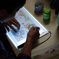 IN STOCK A4 LED Light Box Tracer Ultra-thin USB Powered Tracing Light Pad Board 3 Level Adjustable Brightness for Artists Kids Drawing Sketching Animation X-ray Viewing