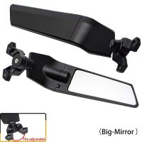 ■ For YAMAHA YZF R6 R25 R3 R125 R15 CFMOTO 250SR 600 400 Motorcycle Mirror Modified Wind Wing Adjustable Rotating Rearview Mirror