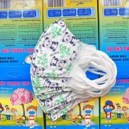 khẩu trang y tế trẻ em 3 lớp kháng khuẩn Famapro 5D Baby hình 10 cái hộp