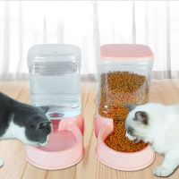 Cat Pet Automatic Feeder Drinking Bowl Large Capacity Dog 3.8L Combination Grain Storage Bucket Supplier