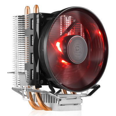 Cooler Master RR-T2V1-20FK 2 Copper Heats CPU cooler T20 3pin 95.5mm Quiet LED CPU Cooling fan For In 775 115X AMD AM4