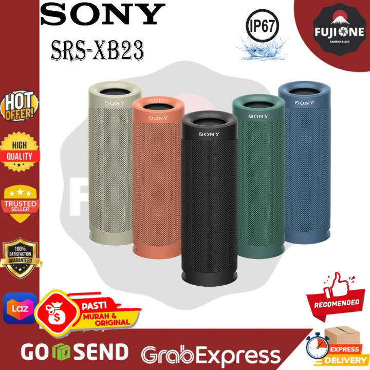 Sony SRSXB23 SRS XB23 Portable Bluetooth Speaker Lazada Indonesia