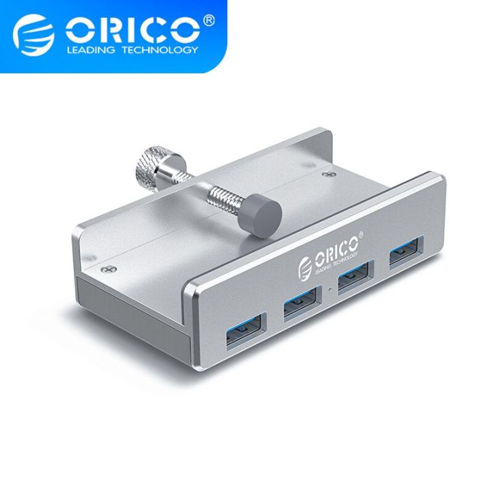 อลูมิเนียม-orico-อัลลอย4พอร์ต-usb-คลิป-ประเภท-hub-5gbps-แฟลชไดรฟ์สองหัวความเร็วสูงสูงแยกการออกแบบสำหรับ-mac-os-pc-feona