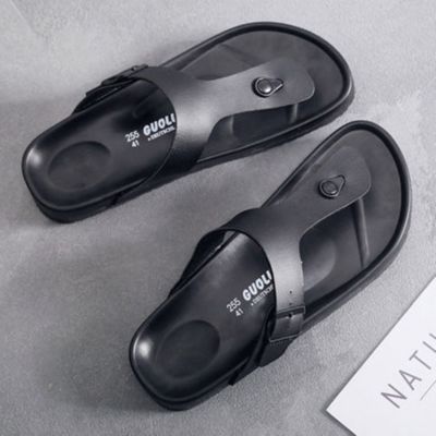 Slippers Mens Flip-Flops 2022 New Fashion Non-slip Outer Wear Beach Men