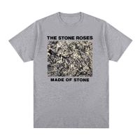 เสื้อยืด ผ้าฝ้าย พิมพ์ลายอัลบั้ม The Stone Roses สไตล์วินเทจ แฟชั่นฤดูร้อน สําหรับผู้ชาย  7RMM