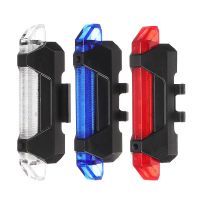 USB Rechargeable Waterproof Mountain Bike Lamp Warning Cycling Taillight Bike LED Headlight Tail Light For Electric Scooter