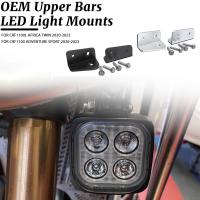 OEM Upper Bars LED Light Mounts Led Light Bar Bracket Mount Kit Upper Curved Holder For HONDA CRF1100L Africa Twin 2020-2023