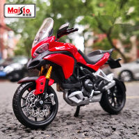 Maisto 1:12 Ducati Multistrada 1200S Aloi Sukan Motosikal โมเดล Diecast การแข่งขันโลหะโมเดล Motosikal จำลอง Simulasi Kanak-Kanak