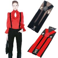 【YF】□▣  Mens Womens Clip-on Suspenders Elastic Y-Shape Adjustable Braces Colorful Men/Women Clothing