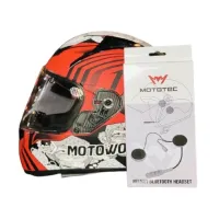 Mototec MT-HB1 Helmet Bluetooth Headset หูฟังไร้สาย หูฟังบลูทูธติดหมวกกันน็อค รองรับบลูทูธ V5.0 - The Motowolf TH