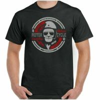 Rider T-Shirt Live Fast Die Old Motorcycle Mens Funny Motorcycle Lovers Bicycle Pure Cotton Short-Sleeved Men Women Same Style Tee