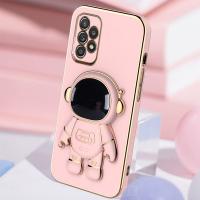 【Great. Cell phone case】 สำหรับ Samsung Galaxy A13 A23 A33 A53 A73 A03 A52s A03s A52 4G 5G เคส TPU นุ่มขาตั้งนักบินอวกาศพับได้เคสโทรศัพท์