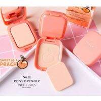 NEE CARA PRESSED POWDER N611 แป้งแข็งคุมมัน สัมผัสเนียน เบลอรูขุมขน ผิวบางเบา**ของแท้ พร้อมส่ง