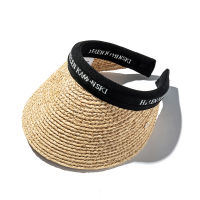 Straw Hat Summer Hats for Women Fashion Must-have Hats for Street Shade Raffia Helen Letter Designer Kpop Beach Hat Camping