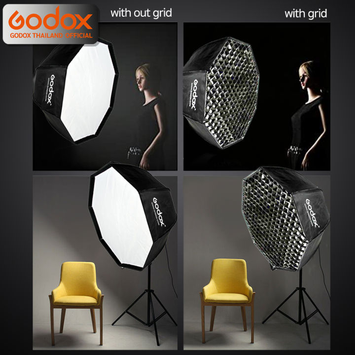 godox-softbox-sb-fw-140-cm-octa-softbox-with-grid-bowen-mount-วิดีโอรีวิว-live-ถ่ายรูปติบัตร-สตูดิโอ
