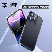 SmartDevil เคสโทรศัพท์ สำหรับ iPhone 14 Pro ป้องกันลายนิ้วมือกันตกผิวนอกรองรับการกระแทก