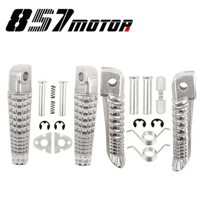 Motorcycle Front&amp;Rear Footrests Motor Foot Pegs Pedal For Suzuki GSXR 600 750 1000 K1 k2 K3 K4 K5 K6 K7 K8 K9 K10 K11 Wall Stickers Decals