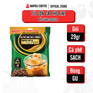 Cà phê sữa đá Napoli Coffee 18 gói x 29g - Cafe hoà tan 4in1 bổ sung