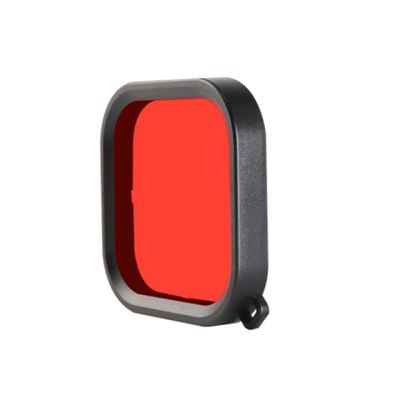 ฟิลเตอร์เลนส์ดำน้ำสีแดงม่วงชมพู45มม. สำหรับ Gopro Hero 8กระเป๋ากล้องกันน้ำอุปกรณ์เสริมกล้องเพื่อการกีฬา