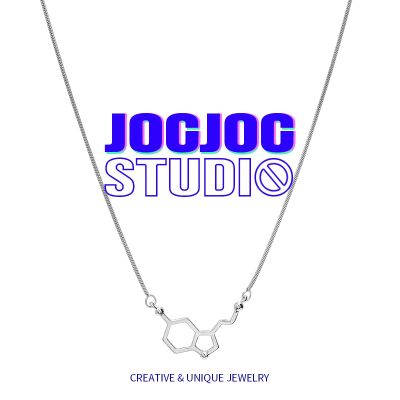 ✲♕❒ JOCJOC dopamine necklace trendy cool cold style niche personality students all-match simple European and men women sweater chain