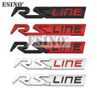 ﹍﹍▧ Car Styling 3D Metal Chrome Zinc Alloy Emblem Badge for Renault RS Line Clio Captur Megane Kadjar Arkana Koleos Sandero Safrane