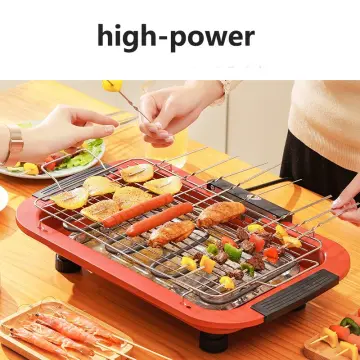 Electric Griddle with Removable Handles BBQ Grill Pan Indoor - China  Electric Grill Pan and Tabletop BBQ Griddle price