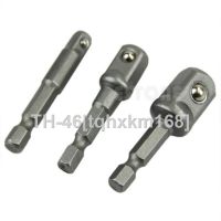 ☂ SUP Easy Use 1/4 3/8 1/2 Steel Drill Bit Bar Hex Socket Driver Shank Adapter Set