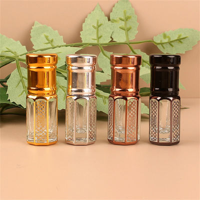 Rollerball Bottle Refillable Oil Container Perfume Bottle Crystal Essential Oil Bottle Spiral Sealed Dropper