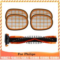 Roller Brush HEPA Filter for Philips FC6822 FC6823 FC6827 FC6908 FC6906 FC6904 Vacuum Cleaner Replacement Parts