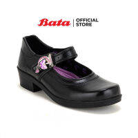 Bata บาจา รองเท้านักเรียนคัทชู สำหรับเด็กผู้หญิง สูง 2 นิ้ว รุ่น B-Butterfly High Heel สีดำ รหัส 4416615