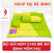 HCMBộ Nệm Gối Cotton Dành Cho Bé Sơ Sinh thumbnail