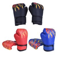 Kids Boxing Gloves PU Taekwondo Training Gloves Muay Thai Sparring Punching Kickboxing Breathable Gloves for 7-13 Years Old