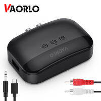 VAORLO Smart NFC Bluetooth 5.0 Audio Receiver รองรับ TF Card &amp; U Disk Play พร้อมไมโครโฟน3.5มม. AUX RCA สเตอริโอไร้สายอะแดปเตอร์สำหรับรถยนต์