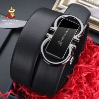 Scarecrow contracted fashion leather belt men automatically han edition tide young people leisure business belt buckle belt --npd230724✒▦◙