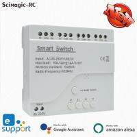 2023 latest EWELINK Smart Home 4CH มอเตอร์ Wifi สวิตช์ตัวรับสัญญาณ DC 12V 24V 32V AC 110V 220V DIY โมดูลรีเลย์สำหรับ Alexa Voice รีโมทคอนโทรล