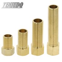 【CW】 Brass Fitting 1/2 quot; BSP Male to Female change Coupler straight in Connector Adapter 28mm 40mm 50mm 70mm 100mm length