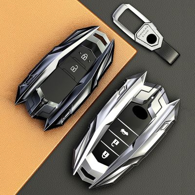 ♝▥✱ 2021 nowa obudowa kluczyka do samochodu ze stopu cynku pokrywa dla Toyota Prius Camry Corolla C-HR CHR RAV4 Prado 2018 akcesoria samochodowe etui na klucze