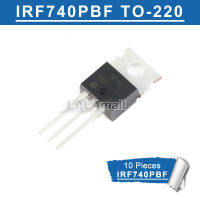 10pcs IRF740 TO220 IRF740PBF TO-220 N-Channel 400V/10A MOSFET Transistor new original