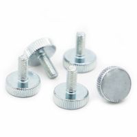 1-5pcs GB835 DIN653 Knurl แบนหัวมือกระชับสกรู M3 M4 M5 M6 M8 M10 ผ้าม่านผนังแก้ว Thumb สลักเกลียวปรับ Toolless-Faewer