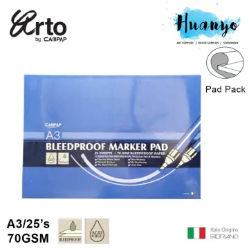 Tropical Blue Arto Marker Paper A4 Size 70gsm 25 Sheets Bleedproof