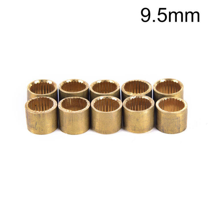 Galaa 10pcs Billiards Snooker Brass Ferrule Snooker Pool Cue Ferrule