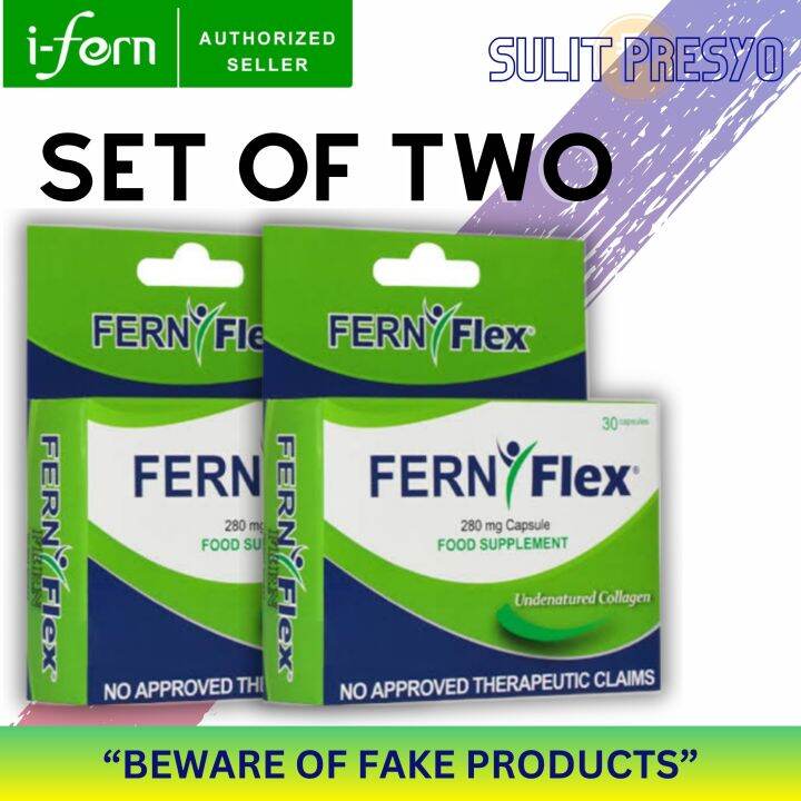 I-Fern Set of Two Fern Flex 30 capsules (Bagets to the joints!) | Lazada PH